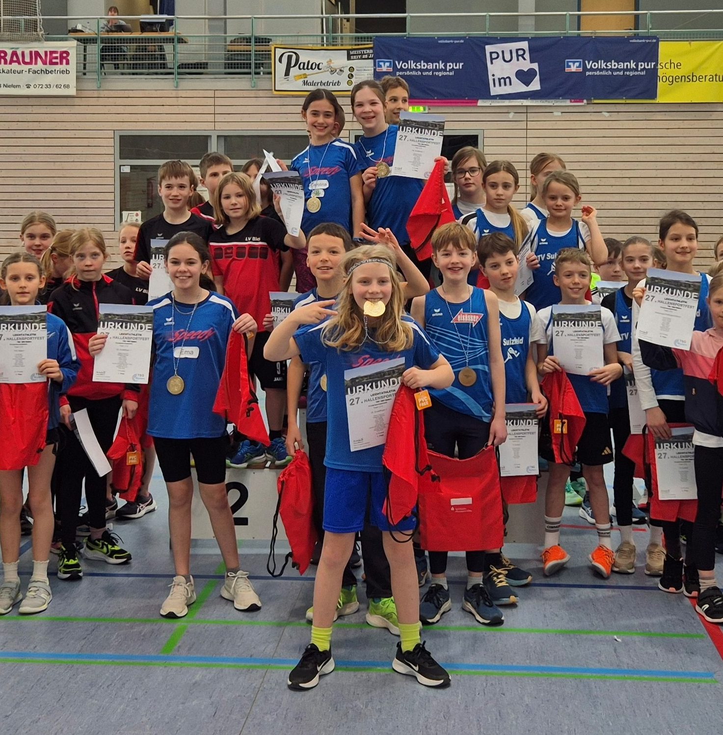 Hallensportfest in Niefern am 16.02.2025