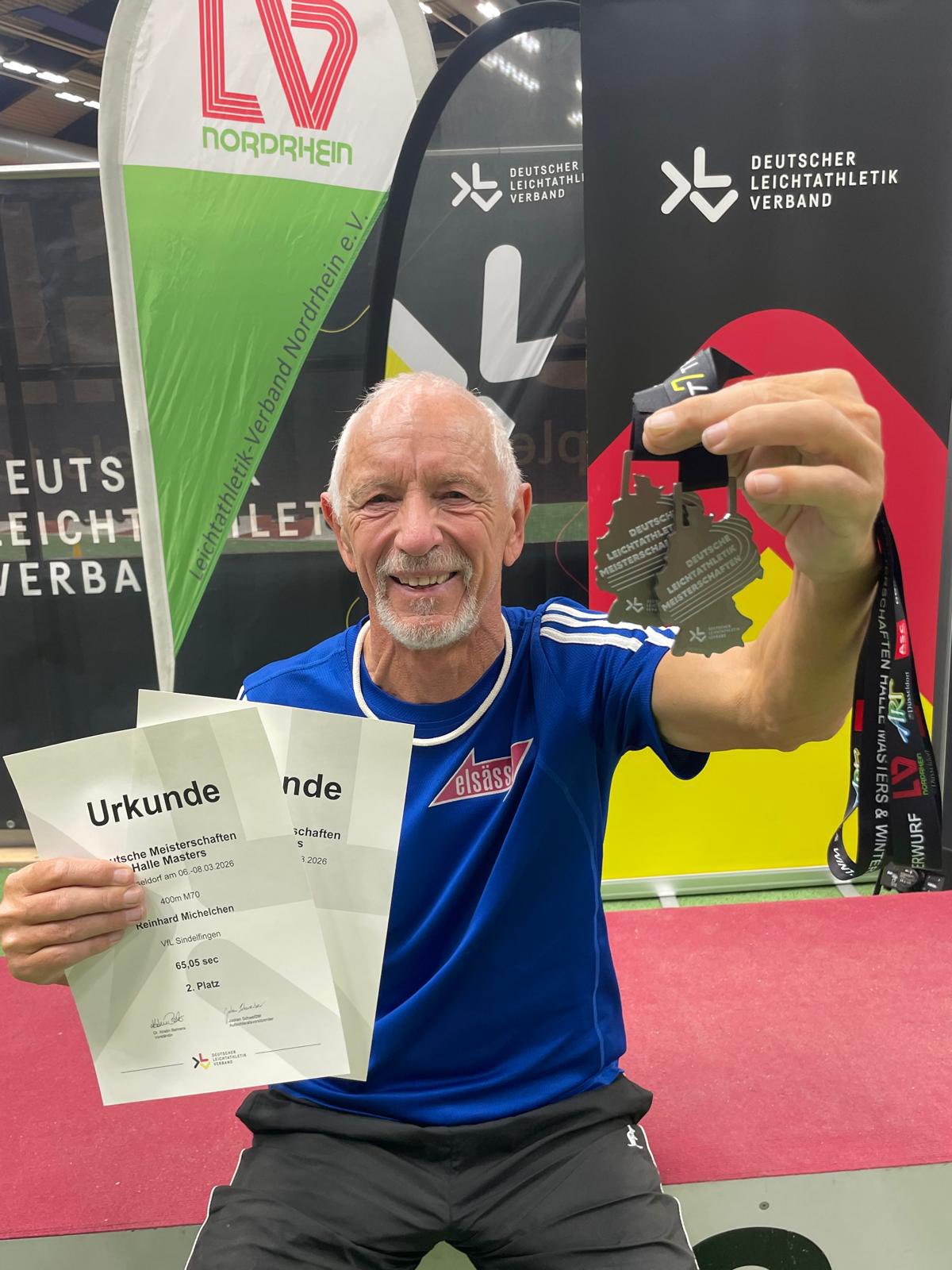Reinhard Michelchen zweimal Vizemeister